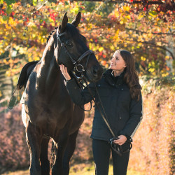 Horze WinterRider Jacke Schwarz Horze WinterRider Jacke Schwarz