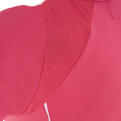 Damen-Trainings-Funktionsshirt Slim Fit Equestro Geißblatt Rosa