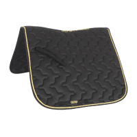 Dressurschabracke Derby Schwarz / Gold / Schwarz