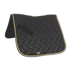 Dressurschabracke Derby Schwarz / Gold / Schwarz