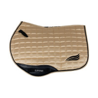Tapis de selle de saut en satin Supreme Beige Tapis de selle de saut en satin Supreme Beige