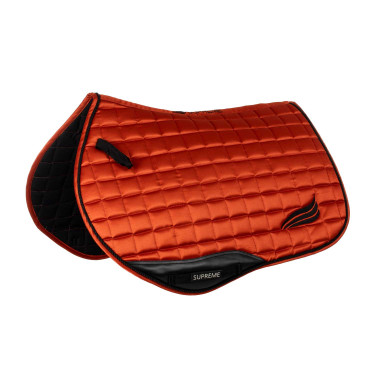 Tapis de selle de saut en satin Supreme Orange