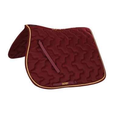 Satteldecke Pony Derby Bordeaux / Gold / Bordeaux