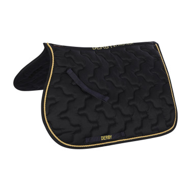 Satteldecke Pony Derby Marine / Gold / Marine Marineblau