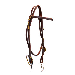 Trensenzaum mit einteiligem Stirnband 5/8" Platinum Pro