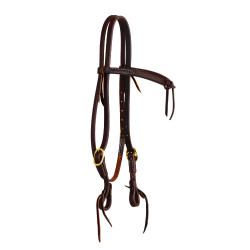Kopfstück mit Knoten-Stirnband Futurity 5/8" Platinum Pro