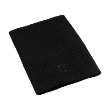 Unisex-Wollschlauchschal Equestro Schwarz