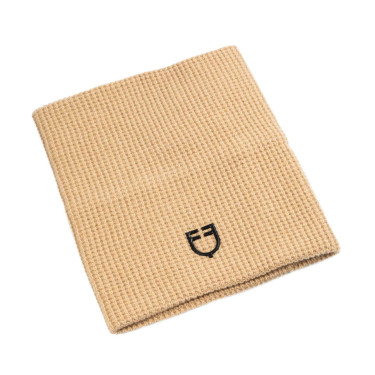 Unisex-Wollschlauchschal Equestro Kamel