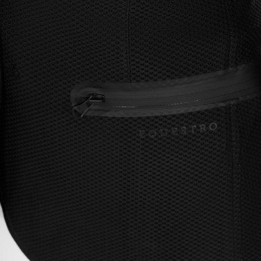 Turnierjacke drei Knöpfe Mädchen aus Mesh Equestro Schwarz Turnierjacke drei Knöpfe Mädchen aus Mesh Equestro Schwarz