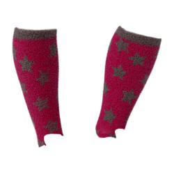 LeMieux Fluffies Socken Sasha Star Glut Bordeaux