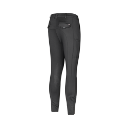 Herrenreithose mit Kniebesatz Kingsland KLKolton Schwarz