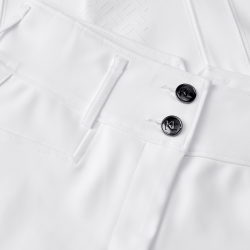 Damen-Reithose mit Vollbesatz und geradem Schnitt Kingsland KLKira H-Shape Weiß Weiß