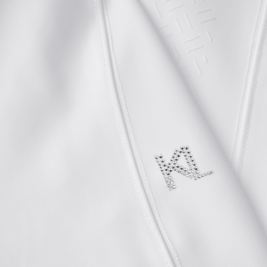 Damen-Reithose mit Vollbesatz und geradem Schnitt Kingsland KLKira H-Shape Weiß Weiß