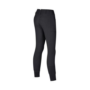 Damen-Reithose mit Vollbesatz und geradem Schnitt Kingsland KLKira H-Shape Schwarz