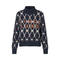 Gestrickter Pullover Kingsland KLVy Damen Marine Marineblau