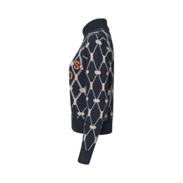 Gestrickter Pullover Kingsland KLVy Damen Marine Marineblau