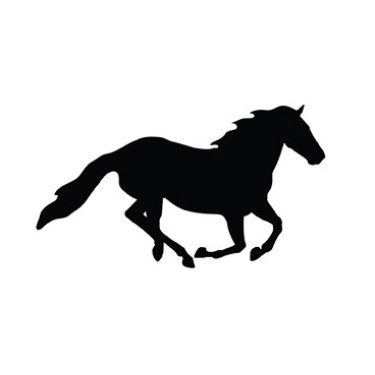 Autoaufkleber HKM Pferd im Galopp