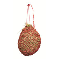 Heunetz mit Maulkorb HKM Rot