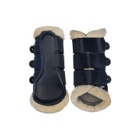 Guêtres HKM Shiny Fur Bleu foncé