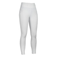 HKM Jil High Waist Reitleggings mit Silikon-Besatz Weiß