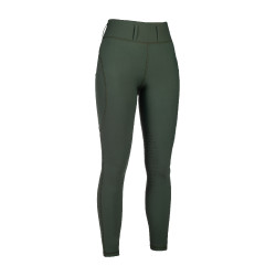 HKM Jil High Waist Reitleggings mit Silikon-Besatz Olivgrün Gr&amp;amp;amp;amp;amp;amp;amp;amp;uuml;n