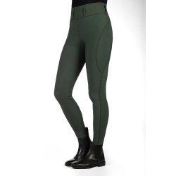 HKM Jil High Waist Reitleggings mit Silikon-Besatz Olivgrün Gr&amp;amp;amp;amp;amp;amp;amp;amp;uuml;n