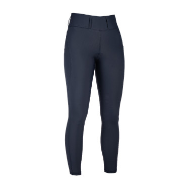 HKM Jil High Waist Reitleggings mit Silikon-Besatz Dunkelblau
