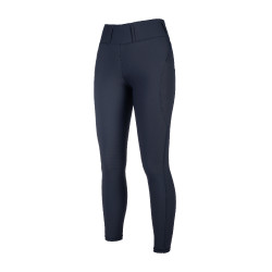 HKM Jil High Waist Reitleggings mit Silikon-Besatz Dunkelblau