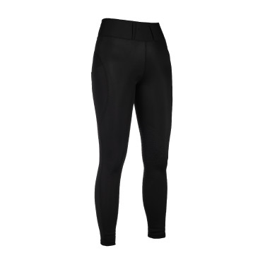 HKM Jil High Waist Reitleggings mit Silikon-Besatz Schwarz