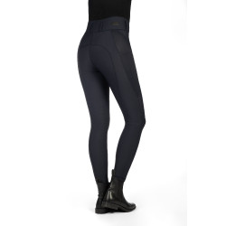 HKM Jil High Waist Reitleggings mit Silikon-Besatz Schwarz