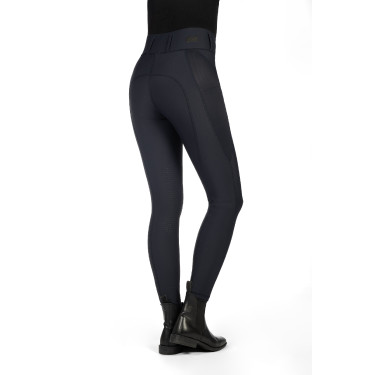 HKM Jil High Waist Reitleggings mit Silikon-Besatz Schwarz