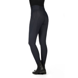 HKM Jil High Waist Reitleggings mit Silikon-Besatz Schwarz