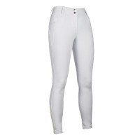 HKM Ari Reithose mittlere Größe Silikon-Kniebesatz Weiß Weiß HKM Ari Reithose mittlere Größe Silikon-Kniebesatz Weiß Weiß