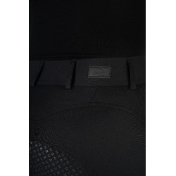 HKM Ari Reithose mittlere Taille Vollbesatz Silikon Schwarz