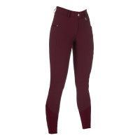 Pantalon HKM Lauria Garrelli fond 1/1 en silicone Bordeaux