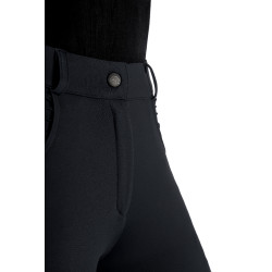 Beheizte Reithose HKM Comfort Style 1/1 mit Silikon Schwarz
