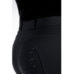 Beheizte Reithose HKM Comfort Style 1/1 mit Silikon Schwarz