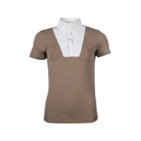 Wettkampf-Poloshirt HKM Virginia kurzärmelig Maulwurf