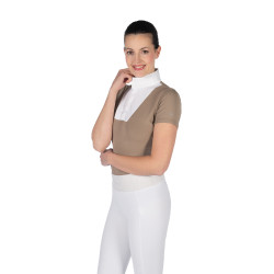 Wettkampf-Poloshirt HKM Virginia kurzärmelig Maulwurf Braun Wettkampf-Poloshirt HKM Virginia kurzärmelig Maulwurf Braun