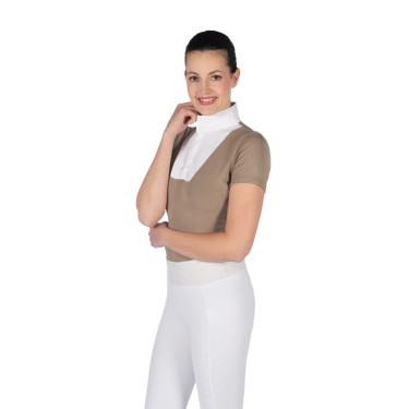 Wettkampf-Poloshirt HKM Virginia kurzärmelig Maulwurf Braun Wettkampf-Poloshirt HKM Virginia kurzärmelig Maulwurf Braun