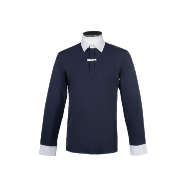 Wettkampf-Poloshirt Herren HKM Davie Dunkelblau