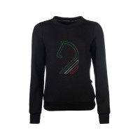 Pull Lauria Garrelli Livigno Horse Head Noir