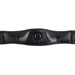 HKM Premium Sattelgurt Schwarz