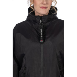 HKM Julie extra lange Jacke Schwarz