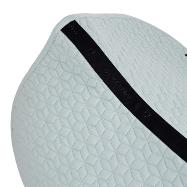 Spring-Satteldecke mit kubischer Steppung Equestro Grauer Nebel Blau