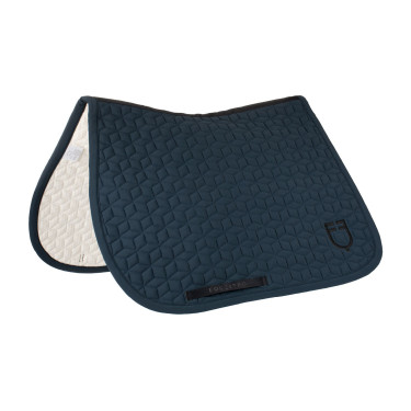 Spring-Satteldecke mit kubischer Steppung Equestro Marine Marineblau