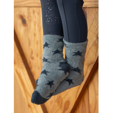 LeMieux Fluffies Socken Sasha Star Petrol Blau LeMieux Fluffies Socken Sasha Star Petrol Blau