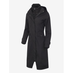 Leichte und wasserdichte Reitjacke LeMieux Amélie Schwarz Leichte und wasserdichte Reitjacke LeMieux Amélie Schwarz