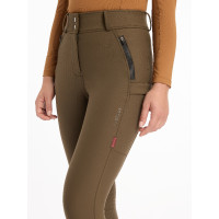 LeMieux Drytex Waterproof Reithose mit Kniebesatz Alpin Braun