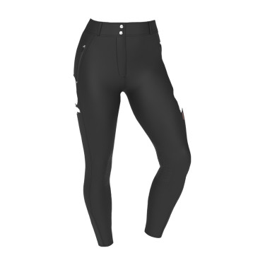 LeMieux Drytex Waterproof Reithose mit Kniebesatz Schwarz